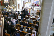 Feier der 1. Heiligen Kommunion in Sankt Crescentius (Foto: Karl-Franz Thiede)